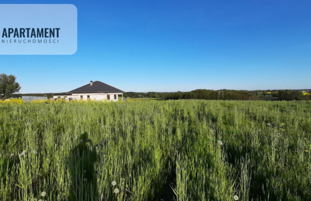 działka budowlana z projektem domu- Szałkowo