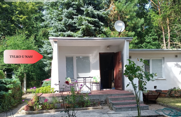 Działka  z Kw las, jezioro, domek