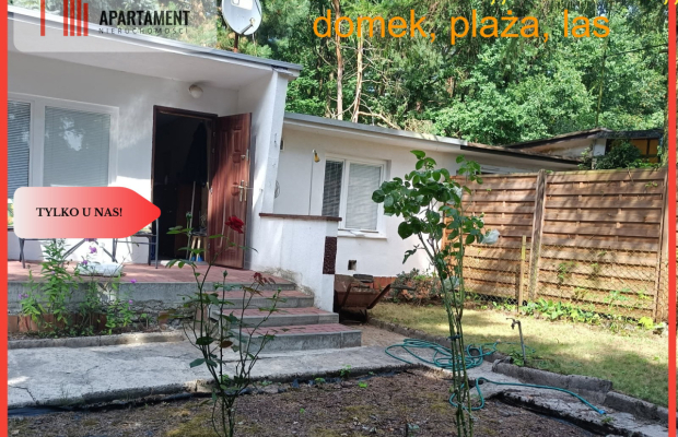 Działka  z Kw las, jezioro, domek