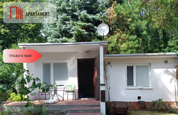 Działka  z Kw las, jezioro, domek