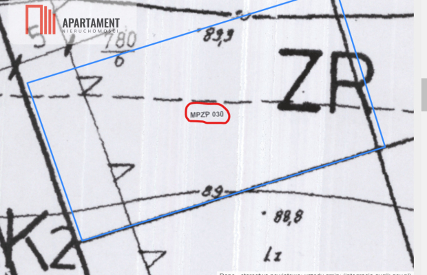 Działka 480m2 z warunkami zabudowy.
