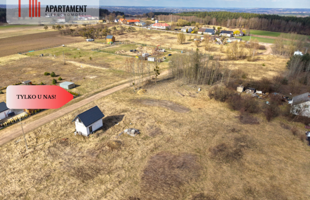 Idealna działka pod dom! 966 m² Gzin – las, spokój