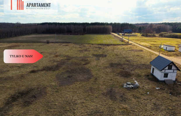 Idealna działka pod dom! 966 m² Gzin – las, spokój