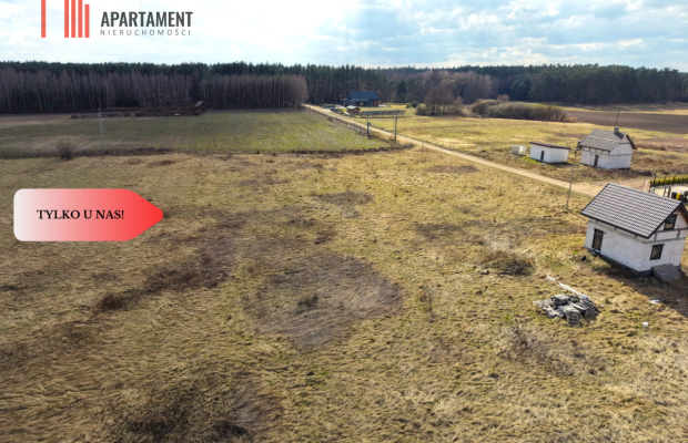 Idealna działka pod dom! 966 m² Gzin – las, spokój