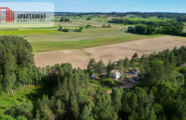 Piękna działka na Kaszubach z warunkami zabudowy