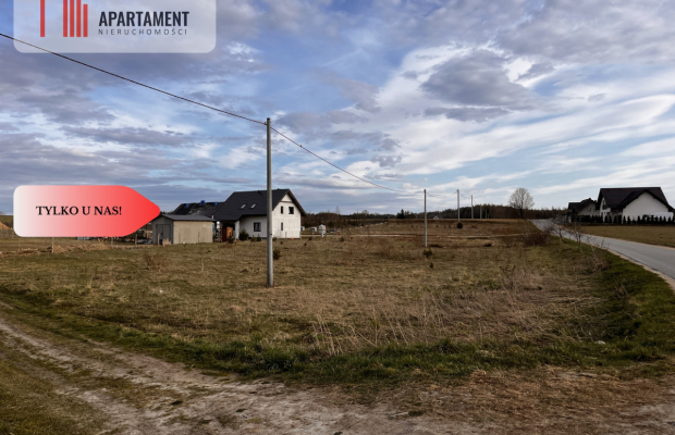 Działka z mediami | WZ w toku | 1043 mkw | Kaszuby