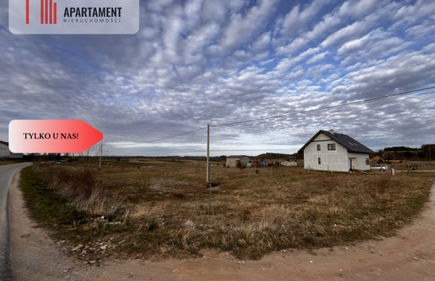 Działka z mediami | WZ w toku | 1043 mkw | Kaszuby