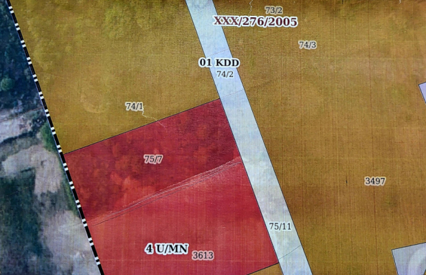 Działka inwestycyjna - MPZP - 4 U/MN