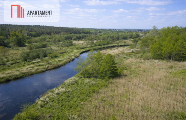 Działka z linią brzegową Drwęcy Natura 2000