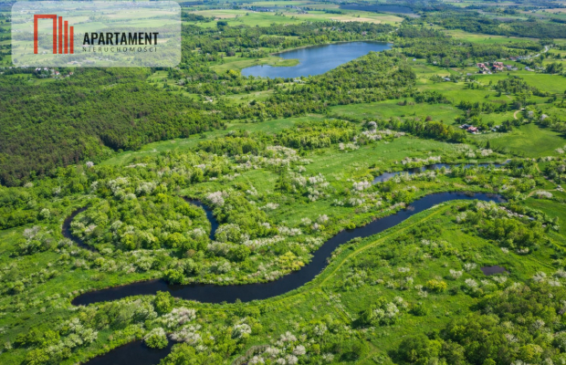 Działka z linią brzegową Drwęcy Natura 2000
