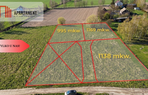 Tylko u Nas! 3 działki budowlane pod lasem.