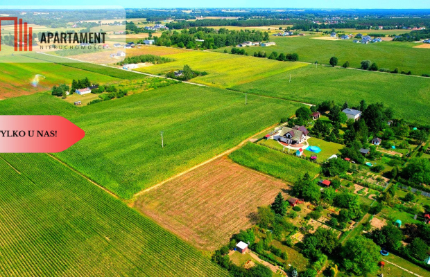 PIĘKNA DZIAŁKA Z MPZP TOPORZYSKO 1500m