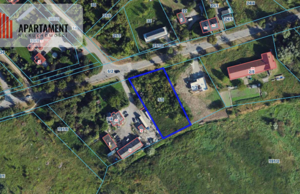 Działka budowlano-usługowa 2430 m² Malbork Kałdowo