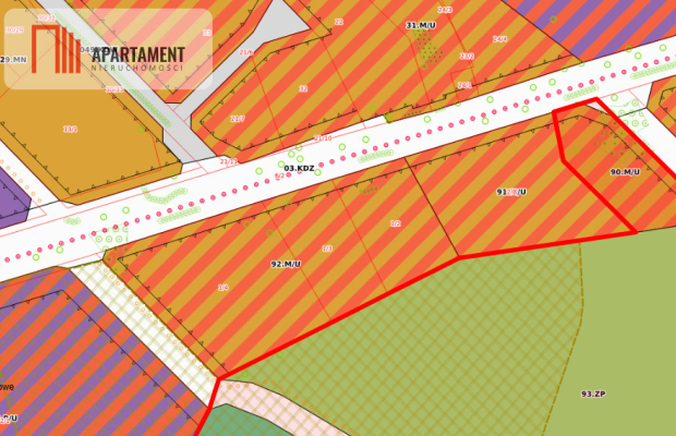 Działka budowlano-usługowa 2430 m² Malbork Kałdowo