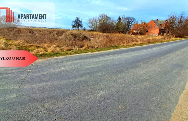 Duża działka budowlana w dobrej lokalizacji!