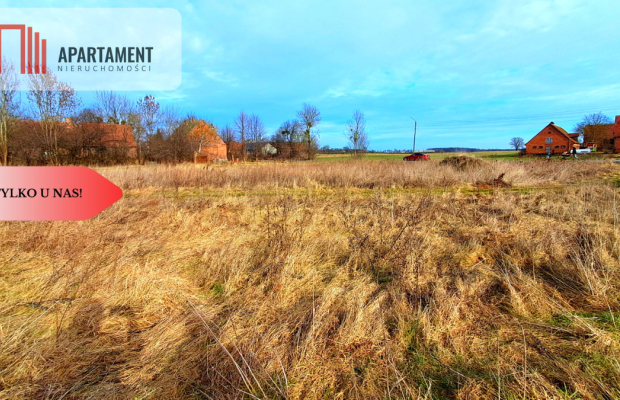 Duża działka budowlana w dobrej lokalizacji!