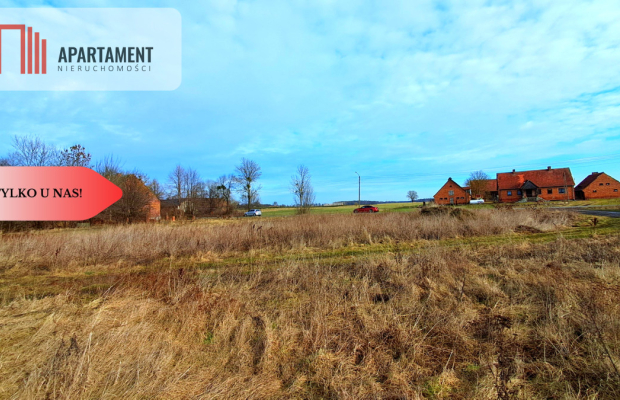 Duża działka budowlana w dobrej lokalizacji!