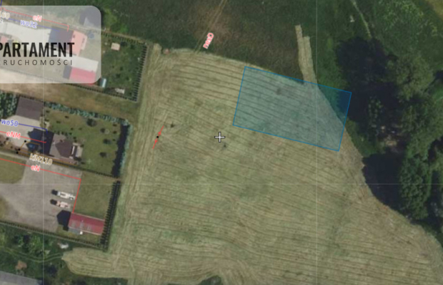 Działka Dąbrowa Chełmińska 1607 m2 z MPZP