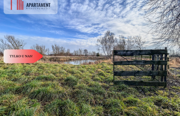 Tylko u nas! Działka 1,5ha, staw, pomost, WZ