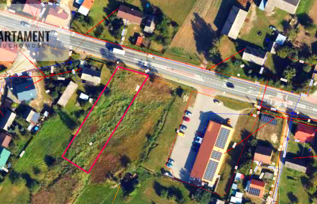 Działka inwestycyjna przy drodze wojewódzkiej !!!