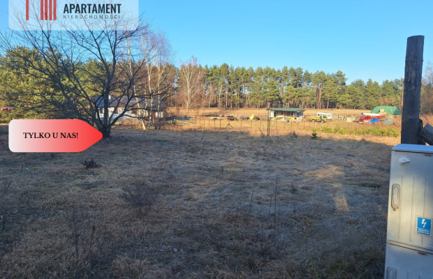 Działki 1385 m² i 1926 m² w leśnej otulinie z WZ