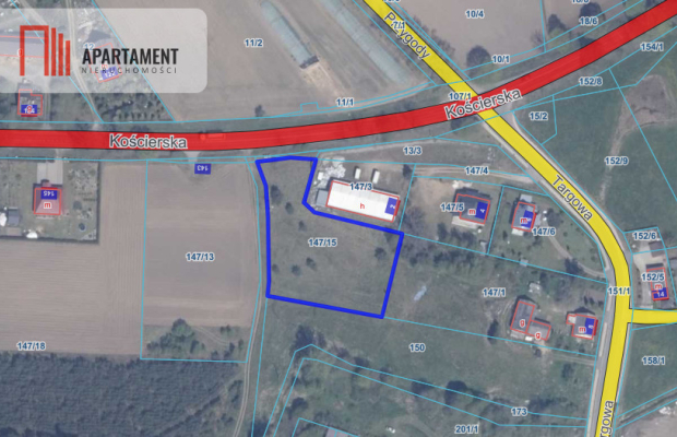 Działka 3000m2 przy DW221 - Lubań