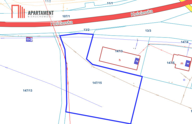 Działka 3000m2 przy DW221 - Lubań