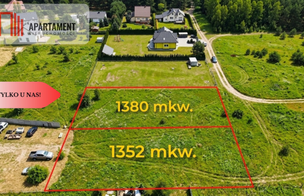 Tylko u nas! Łochowice: Działka pod lasem, WZ, bus