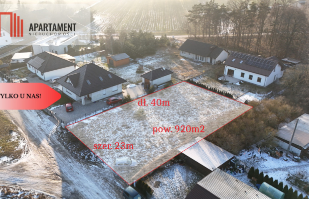 * Rezerwacja  Wyjątkowa działka z WZ Kołaczkowo