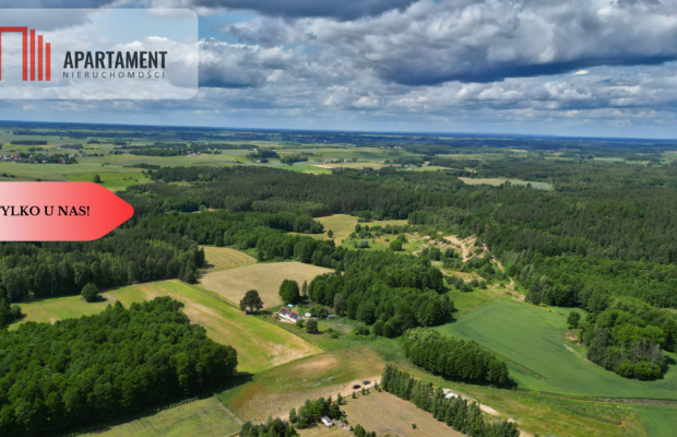 Duża działka z wz oraz mediami przy lesie...piękni