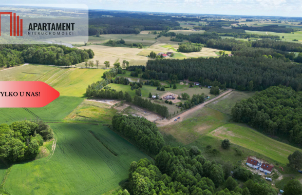 Duża działka z wz oraz mediami przy lesie...piękni