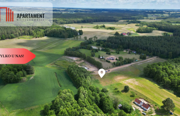 Duża działka z wz oraz mediami przy lesie...piękni