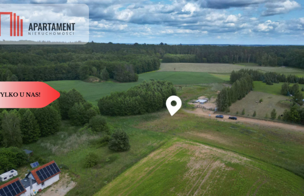 Duża działka z wz oraz mediami przy lesie...piękni