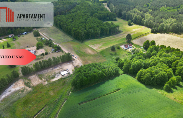 Duża działka z wz oraz mediami przy lesie...piękni