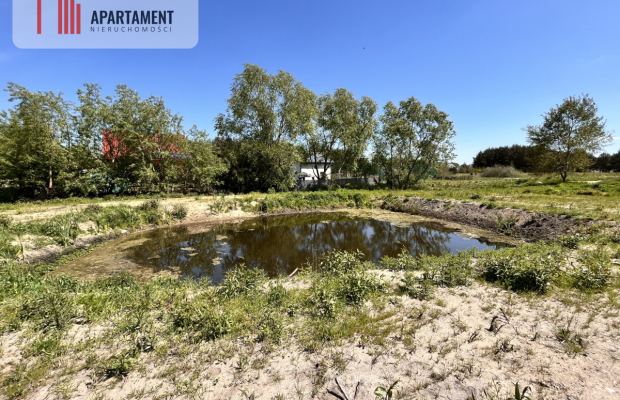 Działka 3000m2 ze stawem! Zabagno, 3km od A1