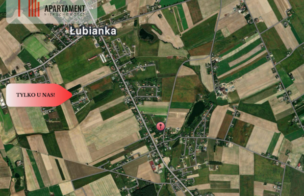 Tylko u nas! Działka 0,55 ha Łubianka k. jeziora