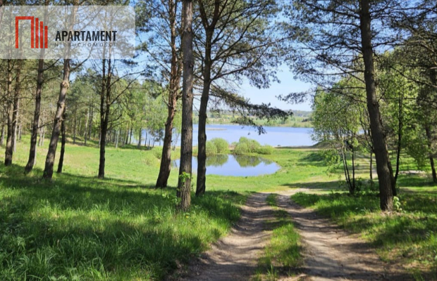 Działki wśród natury las jezioro plaża staw Miastk