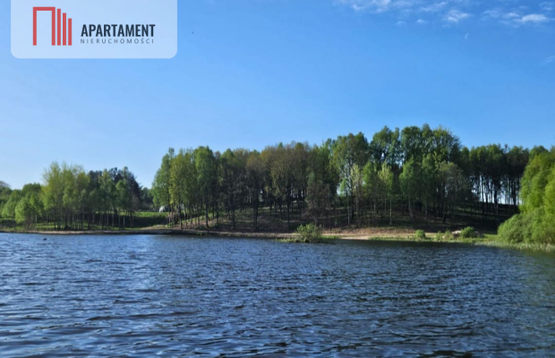 Działki wśród natury las jezioro plaża staw Miastk