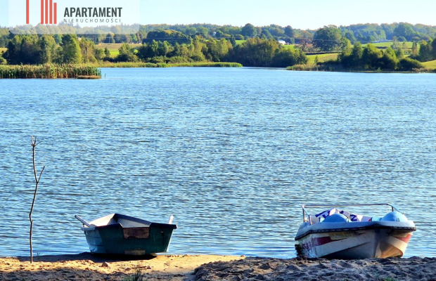 Działki wśród natury las jezioro plaża staw Miastk