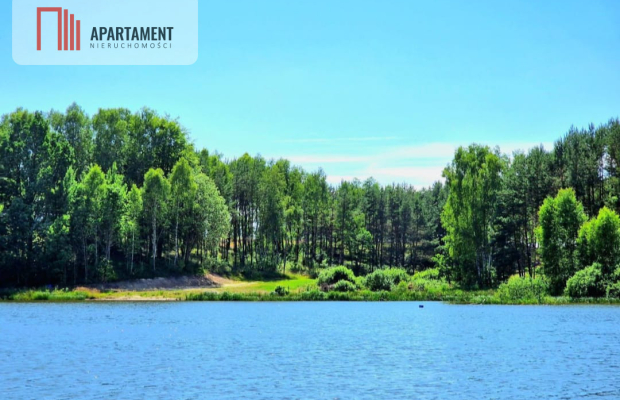Działki wśród natury las jezioro plaża staw Miastk