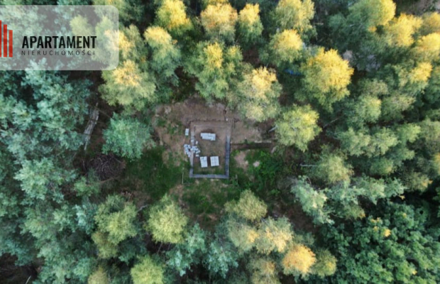 Działki wśród natury las jezioro plaża staw Miastk