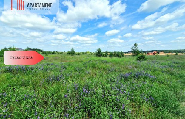 Działka budowlana 800m od jeziora!