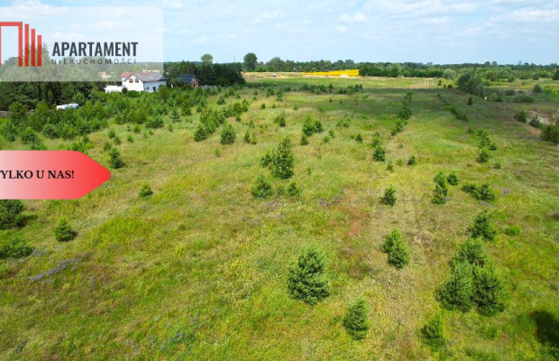 Działka budowlana 800m od jeziora!