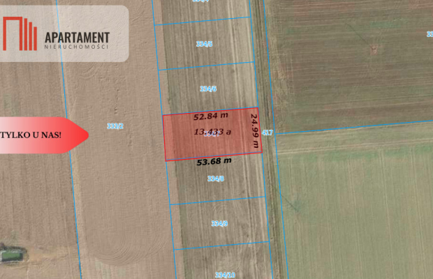 Pozostały już dwie działki z Mpzp/1332m2 i 1335m2
