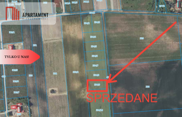 Pozostały już dwie działki z Mpzp/1332m2 i 1335m2