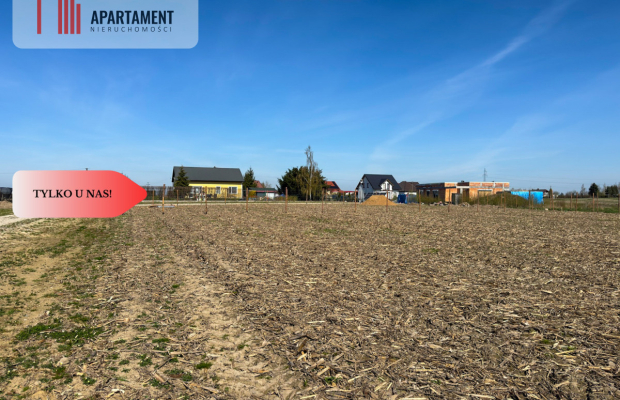 Tylko u nas!Działka budow.|z WZ|Nowe ciche osiedle