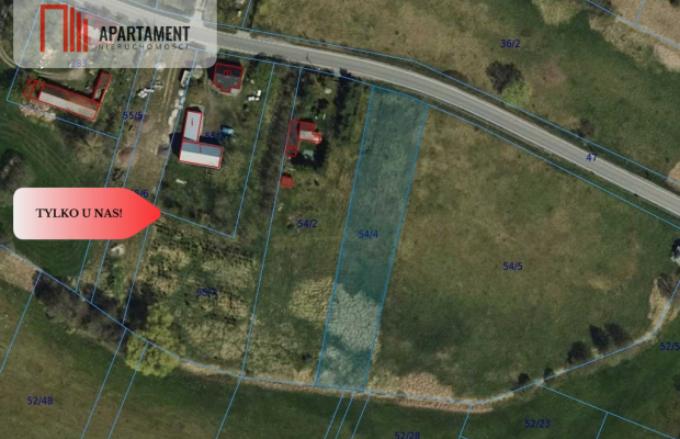 * Działka otoczona lasami i polami z WZ