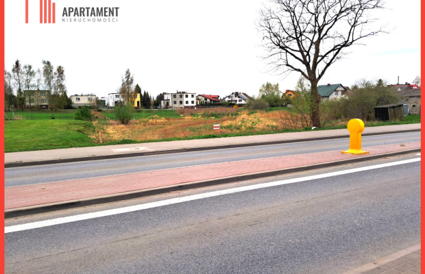 Działka przy drodze głównej pod inwestycję!!