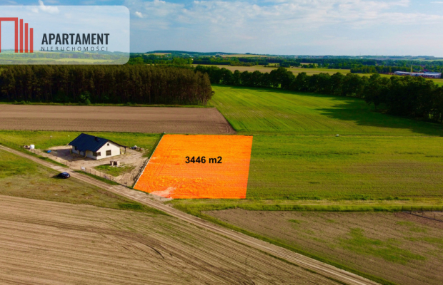 Okolice Trzebnicy! Duża działka z mediami! Bez PCC