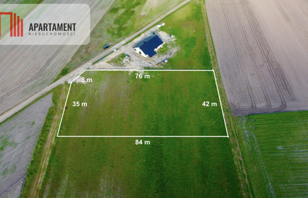 Okolice Trzebnicy! Duża działka z mediami! Bez PCC